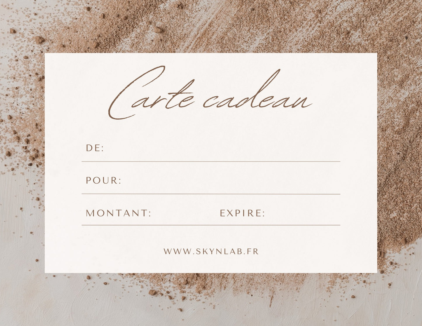 Carte cadeau SkynLab